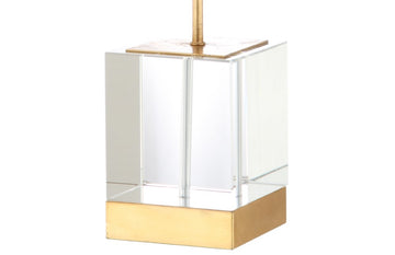 Estelle 32" LED Metal/Crystal Table Lamp - JONATHAN Y